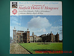 Record sleeve - Composers of Hatfield House and Hegrave