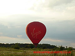 Balloon now below tree top height