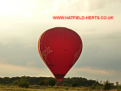 Balloon on the ground at Ellenbrook Fields