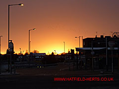 Sunrise view from Jet Liner Drive