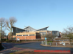 Hatfield Swim Centre - novel pointed roof