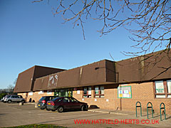 Birchwood Leisure Centre and Hatfield Town Council building