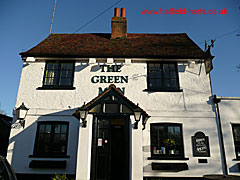 The Green Man, Mill Green - two storey, white plastered building