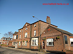 The Red Lion, Great North Road - two storey, old brick building