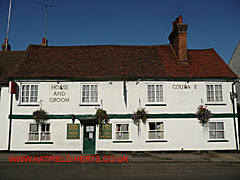 Horse and Groom, Old Hatfield - old, white-painted, two storey building