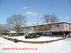 snow covered White Lion Square