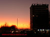 Sunset over town centre - thumbnail