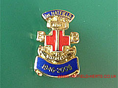 1st Hatfield Boys Brigade 60th anniversary badge