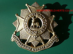 Bedfordshire and Hertfordshire Regiment cap badge