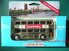Lone Star Royal Wedding commemorative boxed Routemaster