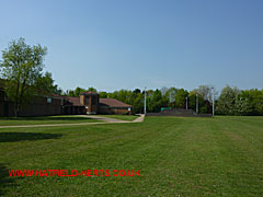 Moneyhole Lane Park pavilion and street snooker court