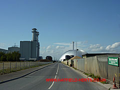 Marchwood incinerator and gas-fired electricity substation