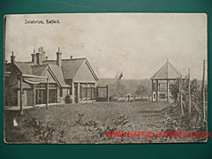 monochrome postcard view of the sanatorium