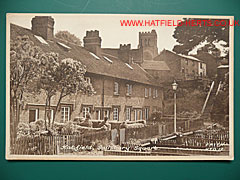 monochrome Salisbury Square postcard