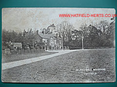 monochrome postcard view of St Michaels, Woodside