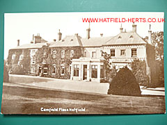 monochrome postcard view of Camfield Place
